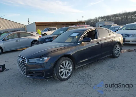 2016 Audi A6 2.0T Premium Plus from USA, damaged, VIN WAUGFAFC4GN085049